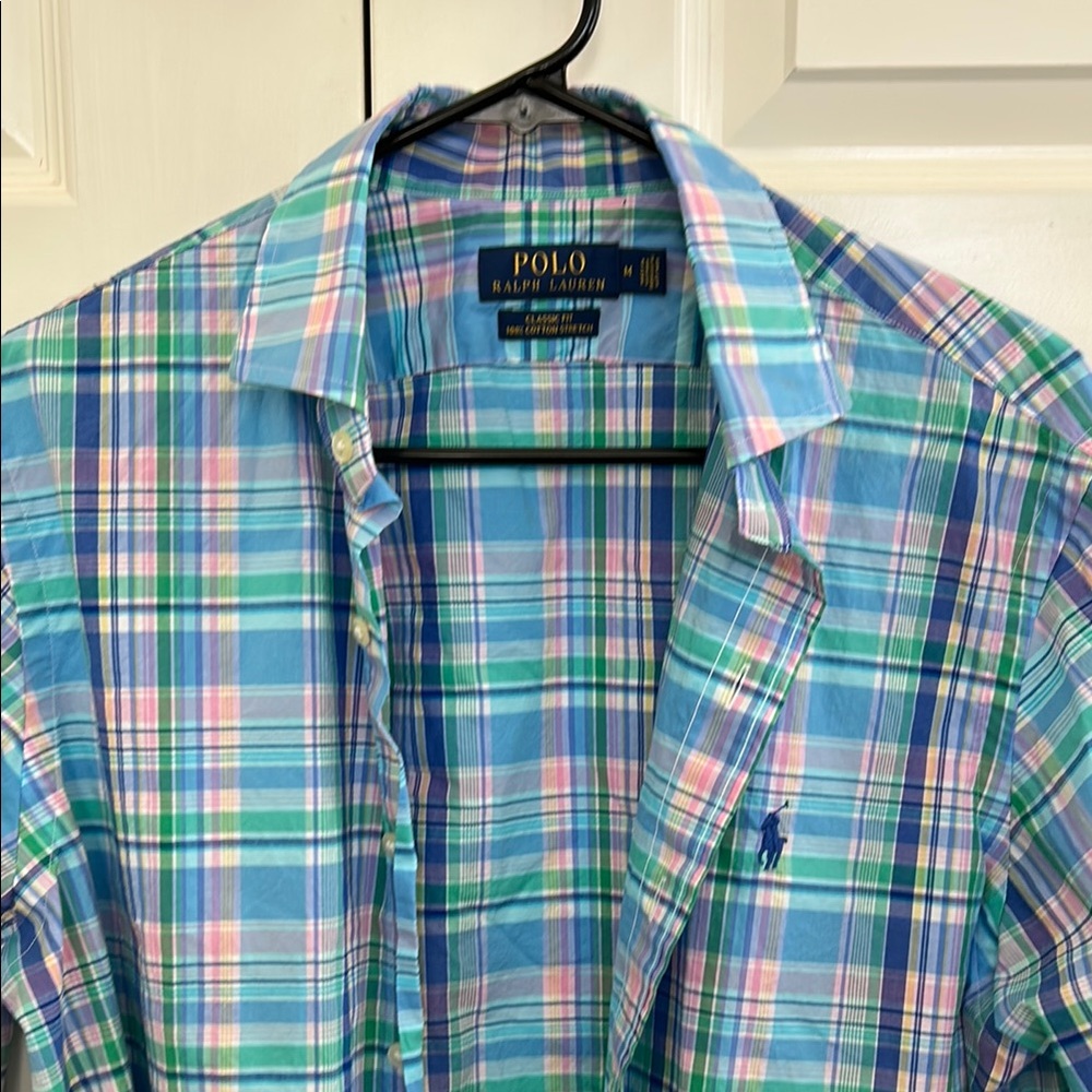 Polo Ralph Lauren Plaid Shirt - Blue and Green